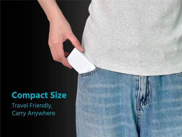 Alt view image 6 of 6 - Monoprice 65W Dual-Port USB-C PD3.0 Flat Wall Charger