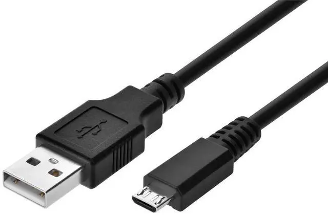 Main image of Monoprice USB-A to Micro B 2.0 Cable - 0.5 Meter - Black (3 Pack) Compatible with Note 5, Kindle, MP3, Samsung Galaxy S7 S6 Edge J7 S5 J3V J5 J7 J7V, LG G4 K40 K20, PS4