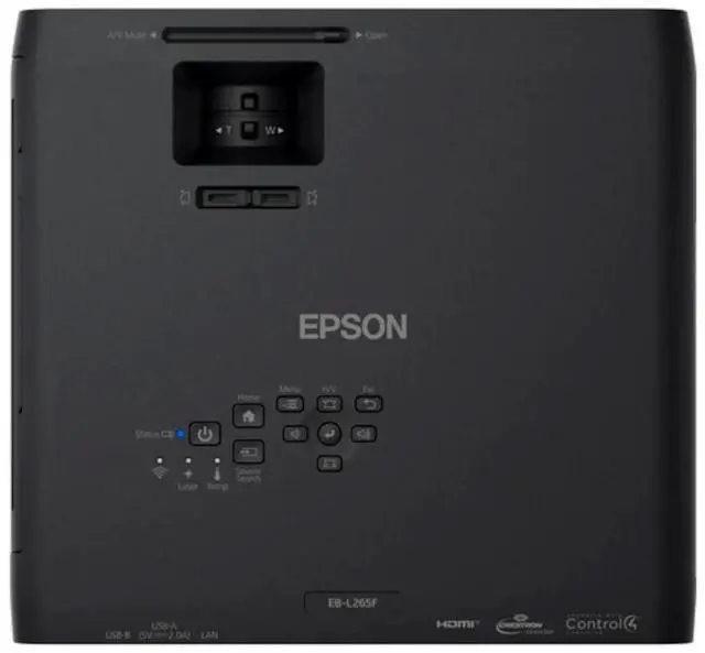 Alt view image 3 of 6 - Epson PowerLite L265F 3LCD Projector - Tabletop, Ceiling Mountable - 1920 x 1080