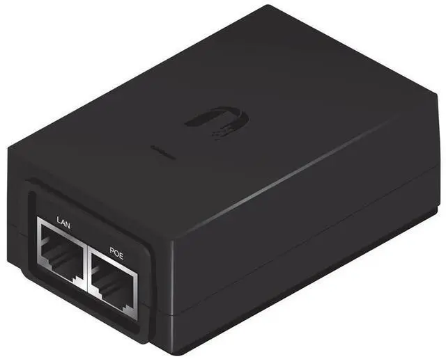 Main image of Ubiquiti POE-48-24W-G Power over Ethernet Injector - 110 V AC, 220 V AC Input - 48 V DC, 500 mA Output - 1 Ethernet Inpu