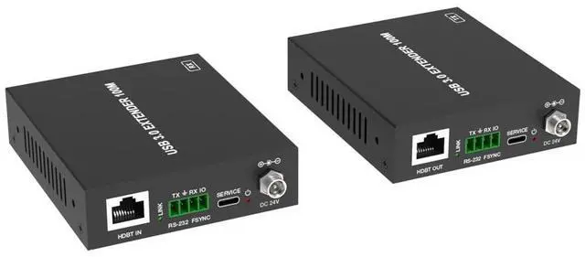 Alt view image 2 of 6 - 4-Port USB 3.0 Extender Over CAT6a Cable, Up to 100m/328ft