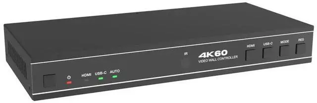 Main image of Monoprice 4K60 2X2 Video Wall Controller with HDMI, Plus IR Control and RS232 Support