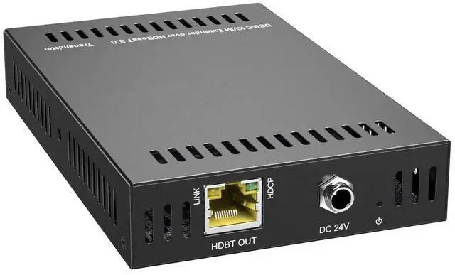 Alt view image 2 of 6 - Monoprice USB-C KVM Extender over HDBaseT3.0 up to 40m