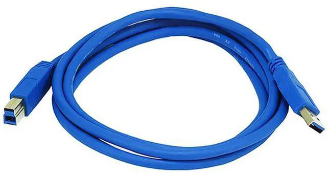 Main image of 6ft USB 3.0 A Male to B Male 28/24AWG Cable (Gold Plated)
