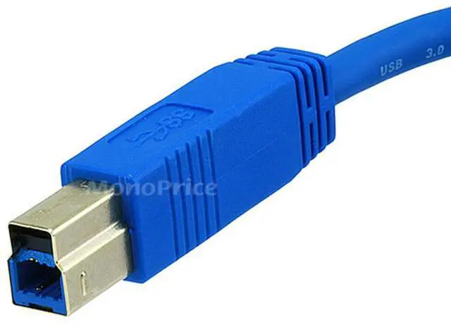 Alt view image 3 of 5 - 6ft USB 3.0 A Male to B Male 28/24AWG Cable (Gold Plated)