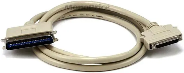 Main image of Monoprice SCSI Cable - 6 Feet - HPCN50 Male/CN50 Male 25 Twisted Pairs