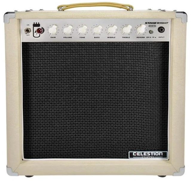 Alt view image 3 of 14 - Stage Right by Monoprice 15-Watt 1x12 Guitar Combo Tube Amp with Celestion Speaker and Spring Reverb