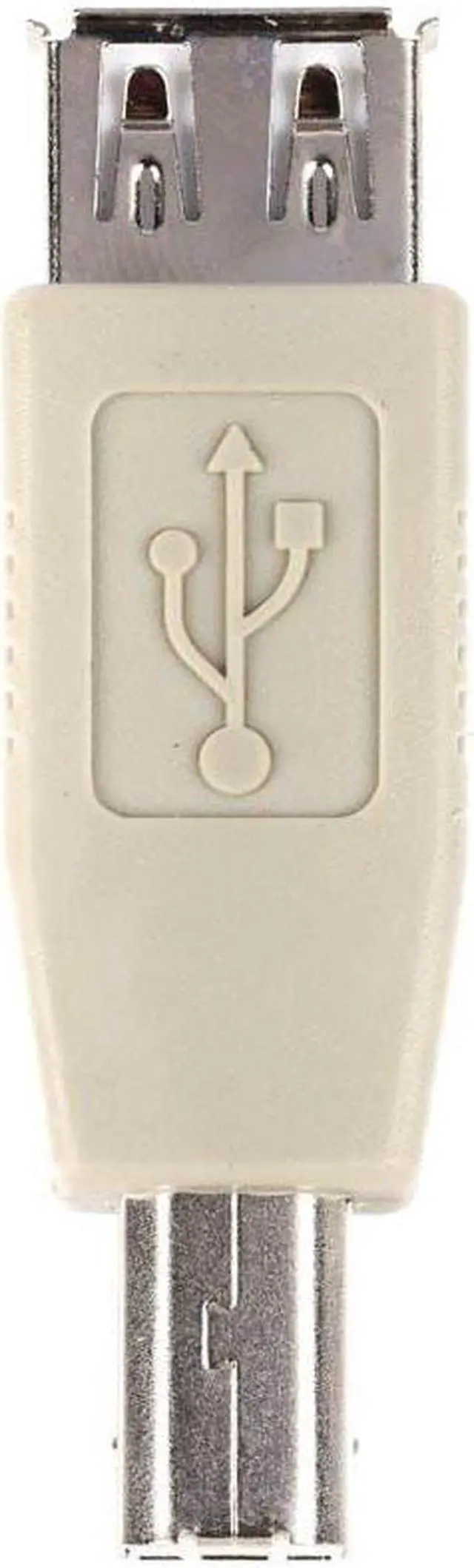 Alt view image 3 of 7 - Monoprice Inc. Usb 2.0 A Female/B Male Adaptor