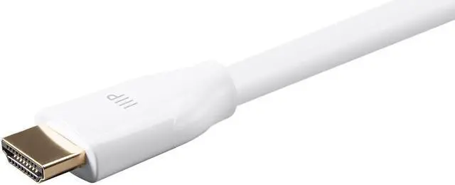 Alt view image 4 of 6 - Monoprice HDMI Cable - 6 Feet - White | Certified Premium, High Speed, 4k@60Hz, HDR, 18Gbps, 28AWG, YUV 4:4:4, Compatible with UHD TV and More