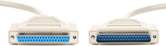 Alt view image 9 of 9 - Monoprice Molded Cable - 6 Feet - DB37 Male/Female