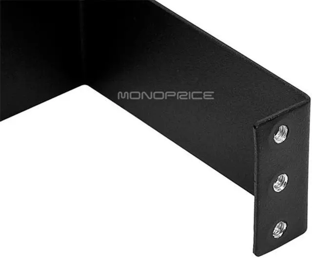 Alt view image 4 of 11 - Monoprice Wall Mount Bracket, 1.75"(H) x 19"(W) x 4"(D), 1U