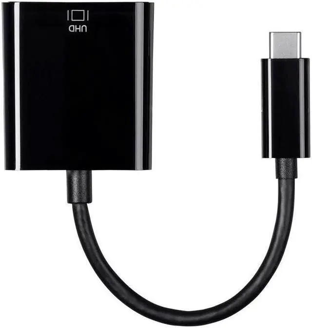 Alt view image 2 of 8 - Monoprice USB-C to HDMI Adapter 4K at 60Hz  UHD  Black - Select Series