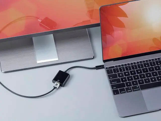 Alt view image 6 of 8 - Monoprice USB-C to HDMI Adapter 4K at 60Hz  UHD  Black - Select Series