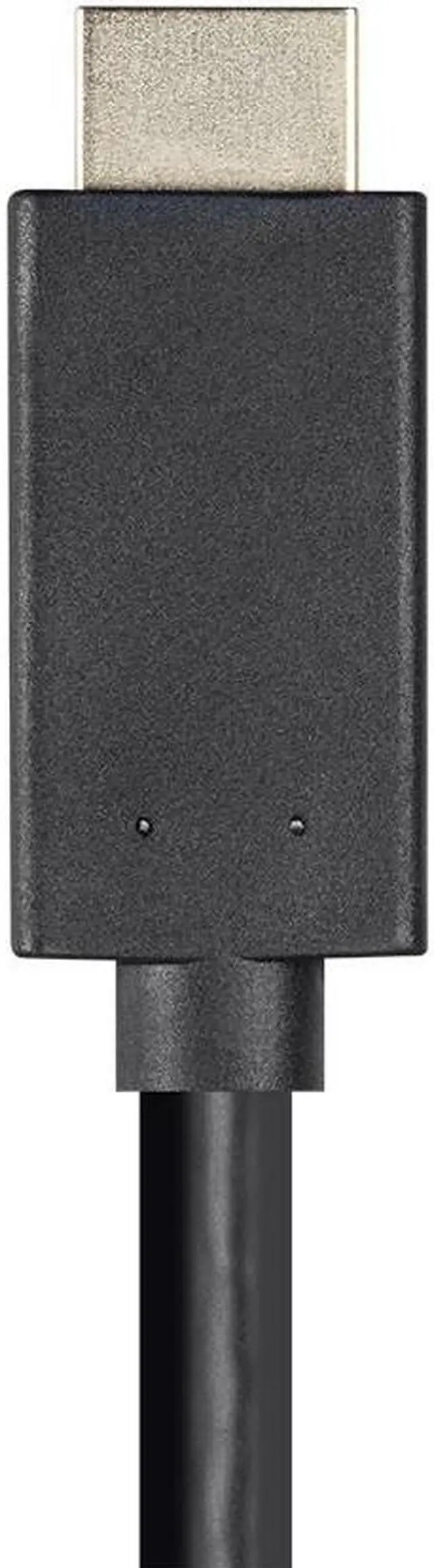 Alt view image 4 of 10 - Monoprice DisplayPort 1.1 to HDTV Cable - 6 Feet - Black