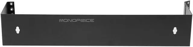 Alt view image 3 of 10 - Monoprice Wall Mount Bracket, 3.5"(H) x 19"(W) x 4"(D), 2U