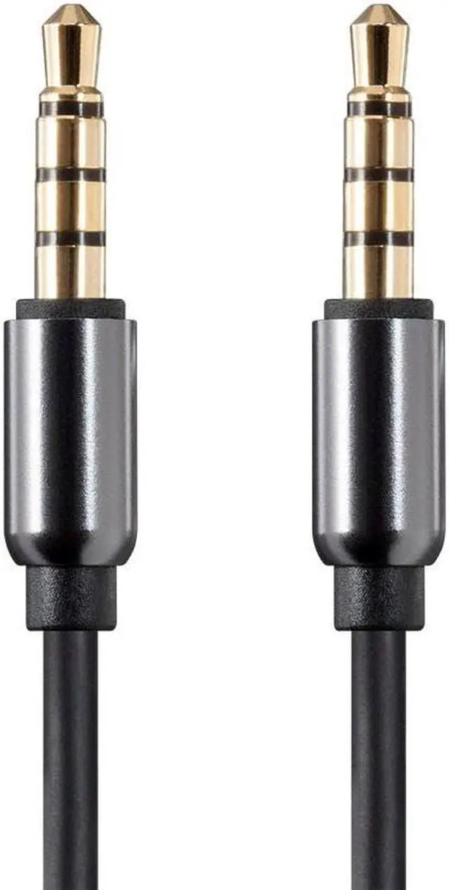 Alt view image 3 of 9 - Monoprice Onyx Series Auxiliary 3.5mm TRRS Audio & Microphone Cable, 3ft