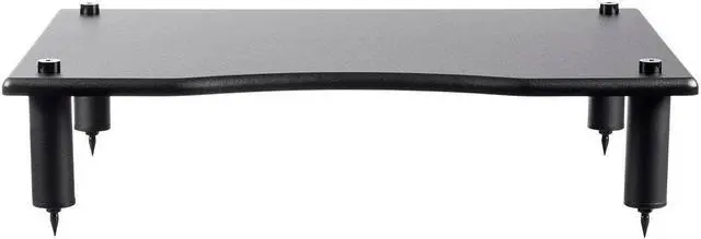 Alt view image 5 of 8 - Monolith Amplifier/Component Stand - Black (23.8 x 16.7 x 4.7 Inches) Compatible With Bose, Polk, Sony, Yamaha, Pioneer and others