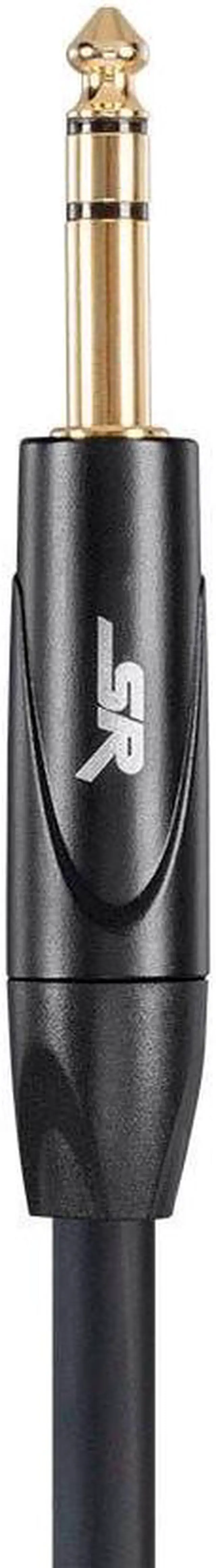 Alt view image 6 of 6 - 15ft Stage Right XLR Male to 1/4inch TRS Male 16AWG Cable (Gold Plated)