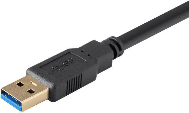 Alt view image 5 of 7 - Monoprice USB 3.0 Cable - 6 Feet - Black | USB Type-A Male to USB Type-B Male, compatible with Brother, HP, Canon, Lexmark, Epson, Dell, Xerox, Samsung and More - Select Series