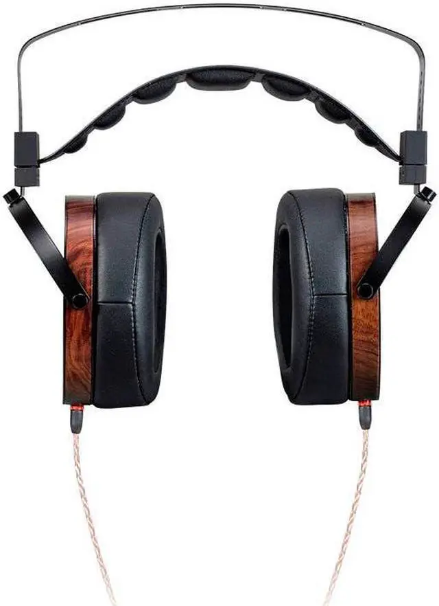 Alt view image 5 of 8 - Monoprice Monolith M1060 Over Ear Planar Magnetic Headphones - Black/Wood With 106mm Driver, Open Back Design, Comfort Ear Pads For Studio/Professional