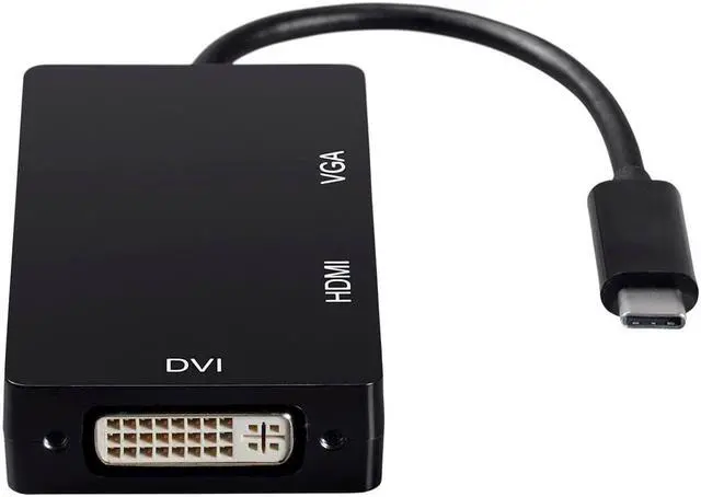 Alt view image 4 of 8 - Monoprice USB-C to USB 3.0 A X3 + USB 3.0 A(BC1.2) | Aluminum Alloy, Nickel Plated Connector - Consul Series