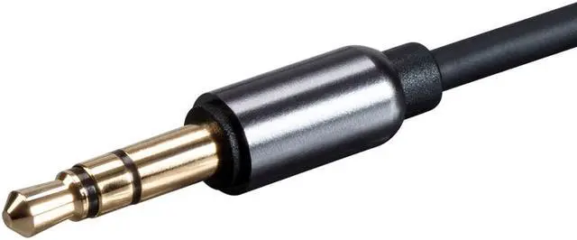 Alt view image 4 of 8 - Monoprice Onyx Series Auxiliary 3.5mm TRS Audio Cable, 3ft