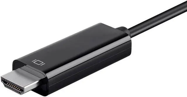 Alt view image 5 of 13 - Monoprice USB C to HDMI 3.1 Cable - 6 Feet - Black | 5Gbps, 4K@30Hz, Type C, Mirror or Expand you PC Display