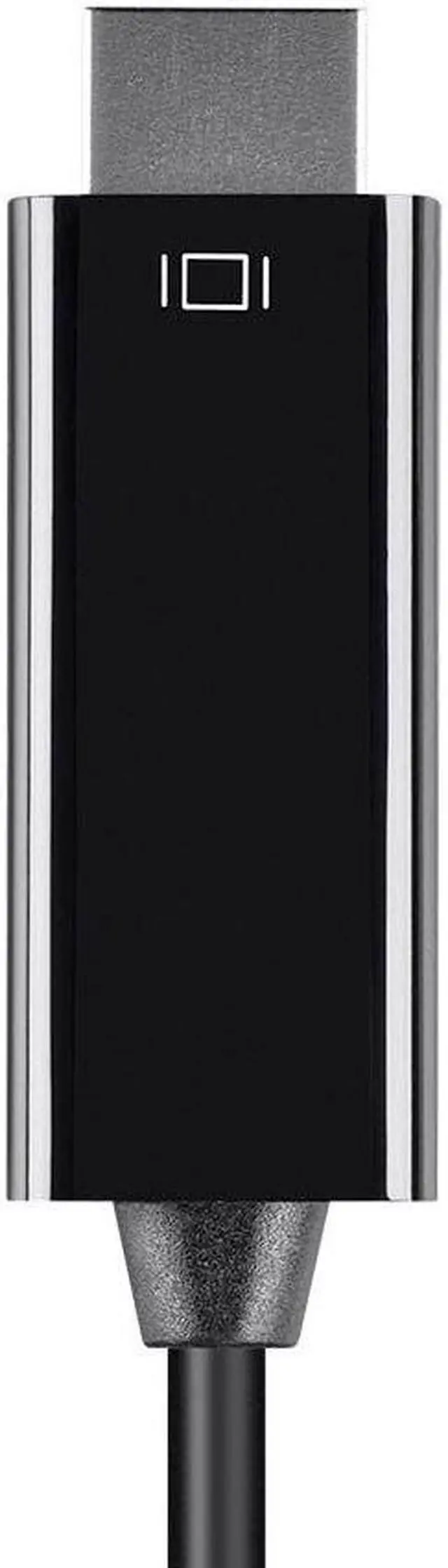 Alt view image 6 of 8 - Monoprice USB C to HDMI 3.1 Cable - 9 Feet - Black | 5Gbps, 4K@30Hz, Type C, Mirror or Expand you PC Display