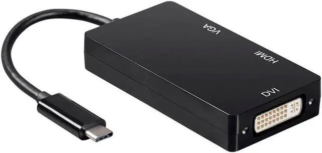 Alt view image 2 of 8 - Monoprice USB-C to USB 3.0 A X3 + USB 3.0 A(BC1.2) | Aluminum Alloy, Nickel Plated Connector - Consul Series