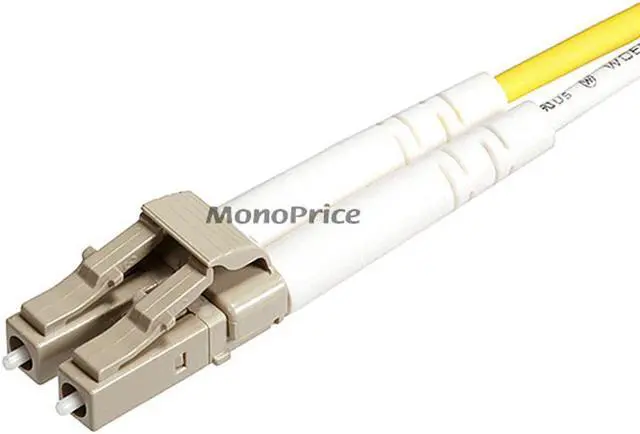 Alt view image 7 of 14 - Monoprice Fiber Optic Cable - 3 Meter - Orange | LC to SC OM1, 62.5/125 Type, Multi Mode, Duplex