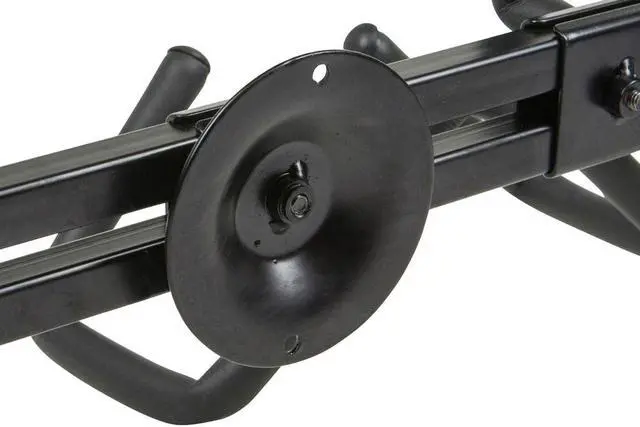 Alt view image 3 of 8 - Monoprice Electric Guitar Wall Mount, Black, Horizontal Hanger / Holder, 23in Bracket Length, Store or Display For All Standard Sized Electric Guitars