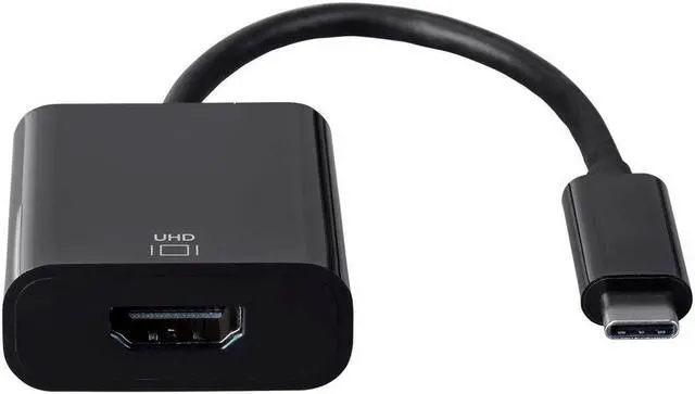 Alt view image 3 of 8 - Monoprice USB-C to HDMI Adapter 4K at 60Hz  UHD  Black - Select Series