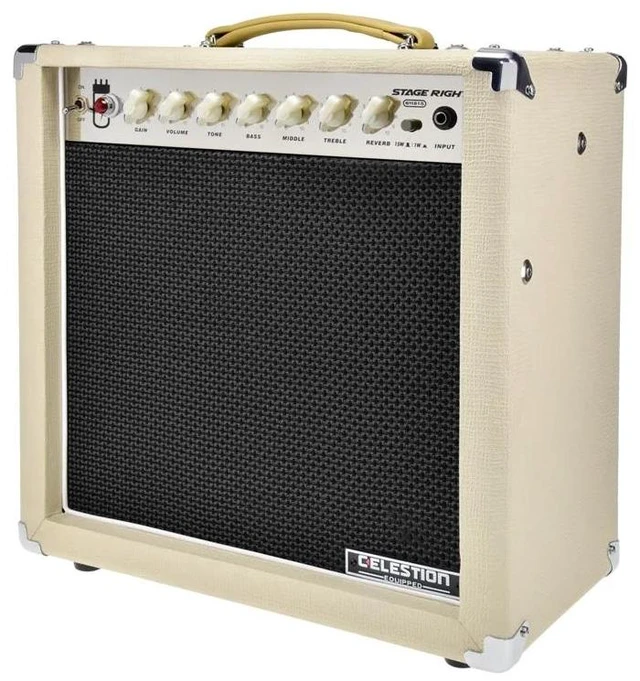 Main image of Stage Right by Monoprice 15-Watt 1x12 Guitar Combo Tube Amp with Celestion Speaker and Spring Reverb