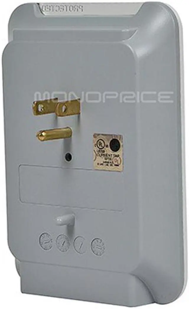 Alt view image 2 of 14 - Monoprice Power & Surge - 6 Outlet Surge Protector Slim Wall Tap - White | UL Rated, 540 Joules With Protected Light Indicator