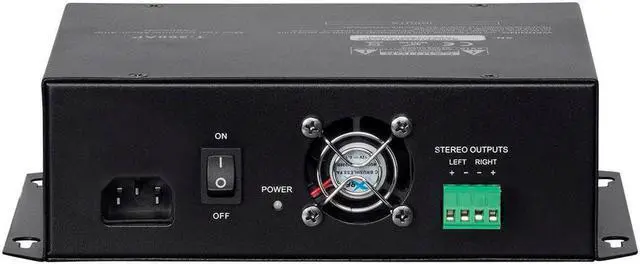 Alt view image 3 of 5 - Monoprice Commercial Audio 120W 2ch Mixer Amp (No Logo)