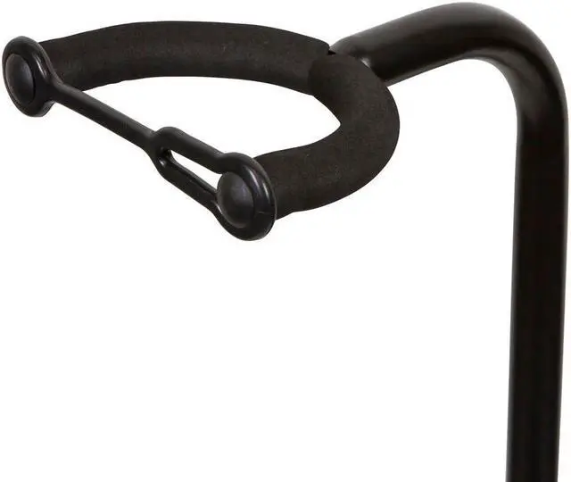 Alt view image 3 of 9 - Monoprice Classic Single Guitar Stand - Black | 25 - 29 Inch Adjustable Neck, 20.5 Inch Base Span Compatible With All Standard Sized Guitars
