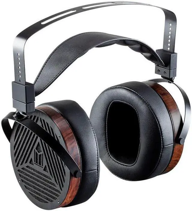 Alt view image 3 of 8 - Monoprice Monolith M1060 Over Ear Planar Magnetic Headphones - Black/Wood With 106mm Driver, Open Back Design, Comfort Ear Pads For Studio/Professional