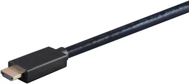 Alt view image 6 of 10 - Monoprice DisplayPort 1.1 to HDTV Cable - 6 Feet - Black