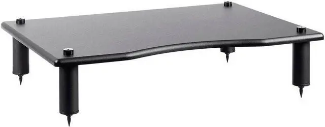 Alt view image 4 of 8 - Monolith Amplifier/Component Stand - Black (23.8 x 16.7 x 4.7 Inches) Compatible With Bose, Polk, Sony, Yamaha, Pioneer and others