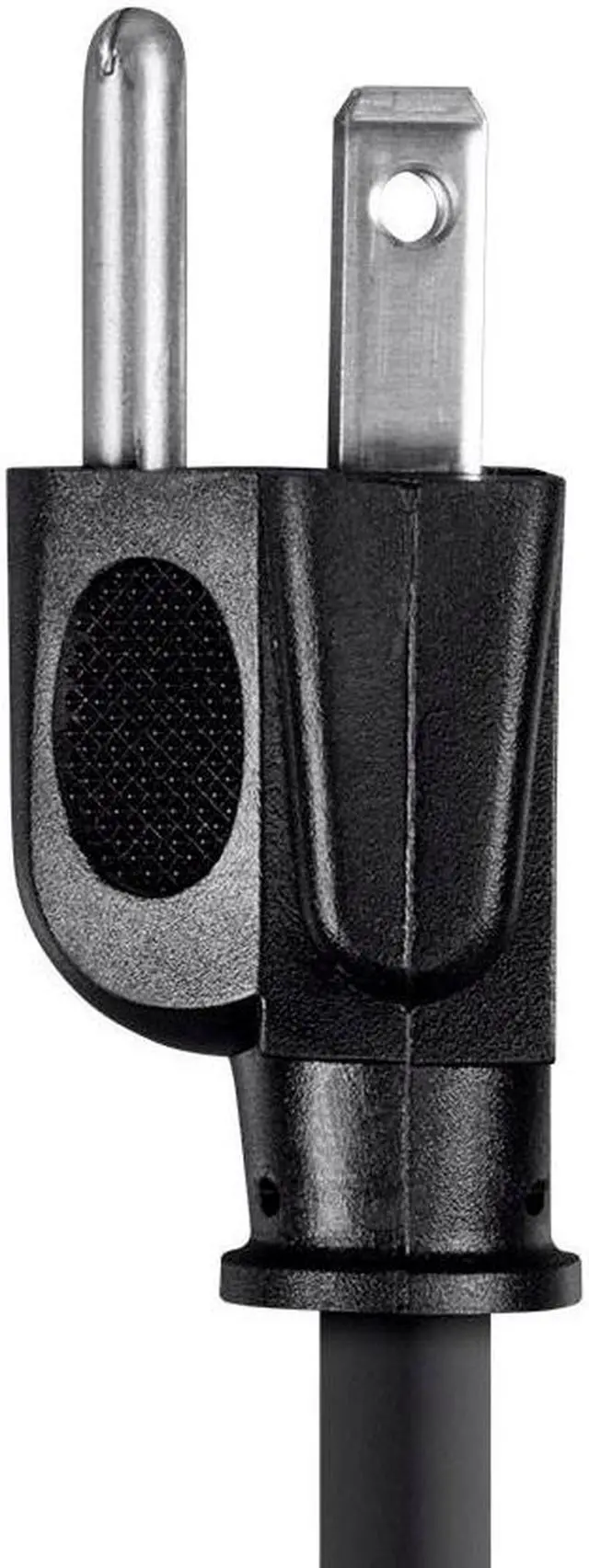 Alt view image 6 of 6 - Monoprice 3 Prong Extension Cord - Black - 20 Feet |  NEMA 5-15P to NEMA 5-15R, 16AWG, 13A