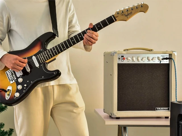 Alt view image 8 of 14 - Stage Right by Monoprice 15-Watt 1x12 Guitar Combo Tube Amp with Celestion Speaker and Spring Reverb