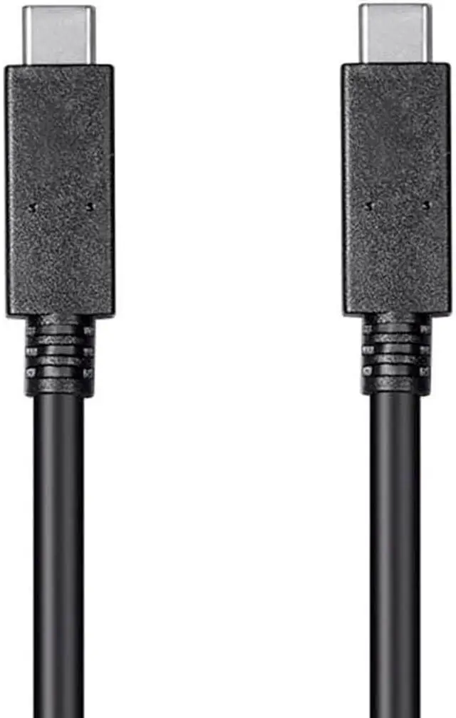 Alt view image 2 of 13 - Monoprice USB C to USB C 3.1 Gen 1 Cable - 2 Meters (6.6 Feet) - Black | Fast Charging, 5Gbps, 3A, 30AWG, Type C, Compatible with Xbox One / PS5 / Switch / iPad / Android and More - Essentials Series