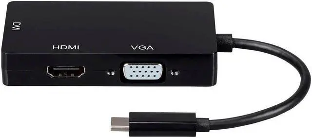 Alt view image 3 of 8 - Monoprice USB-C to USB 3.0 A X3 + USB 3.0 A(BC1.2) | Aluminum Alloy, Nickel Plated Connector - Consul Series