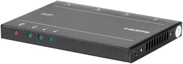 Main image of Monoprice Blackbird 4K Pro 1x2 Ultra Slim HDMI Splitter -Black | 4K @ 60Hz, HDCP 2.2 Compliant, HDR, And EDI Detection