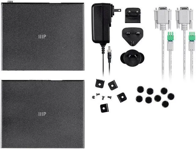Alt view image 5 of 12 - Monoprice Blackbird 4K Pro HDBaseT Extender Kit, IR, 70m with PoC, RS232, HDCP 2.2