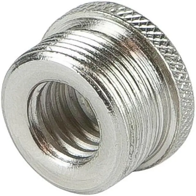 Alt view image 4 of 10 - Monoprice Screw Thread Adapter for Microphone Stand (5/8in Male to 3/8in Female)