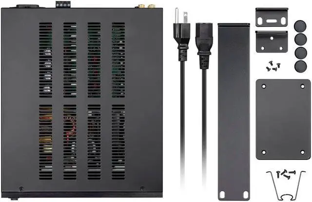 Alt view image 5 of 19 - Monoprice Unity 200-Watt Bridgeable Power Amp