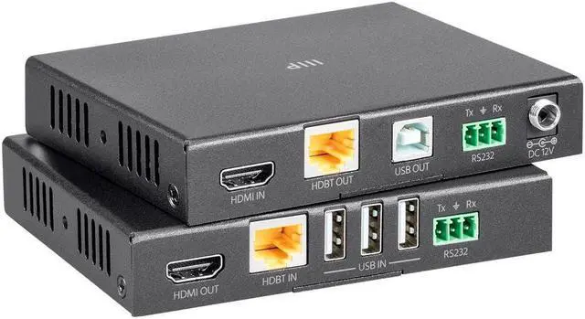 Alt view image 4 of 12 - Monoprice Blackbird 4K Pro HDBaseT Extender Kit, IR, 70m with PoC, RS232, HDCP 2.2