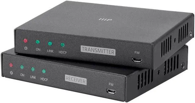 Main image of Monoprice Blackbird 4K Pro HDBaseT Extender Kit, IR, 70m with PoC, RS232, HDCP 2.2
