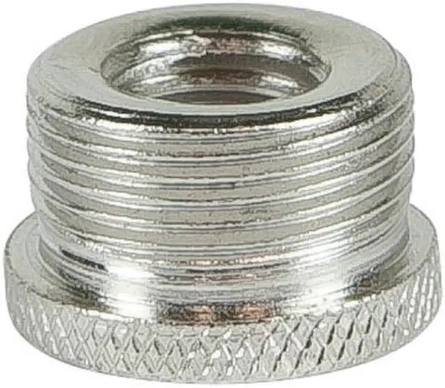 Alt view image 2 of 10 - Monoprice Screw Thread Adapter for Microphone Stand (5/8in Male to 3/8in Female)